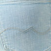 Jeans slim taille haute 7/8ème denim bleach femme