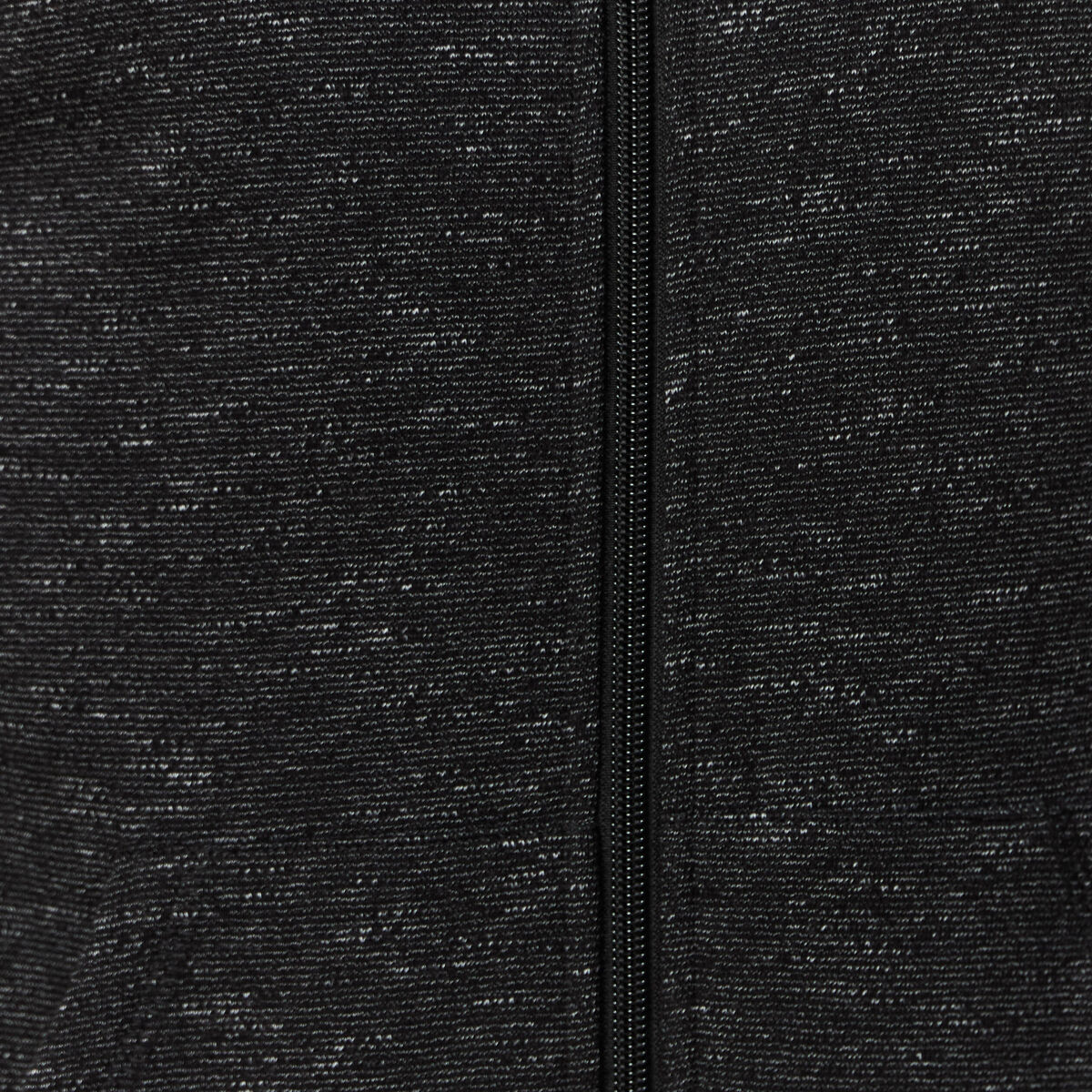 Gilet manches longues zipp&eacute; noir homme