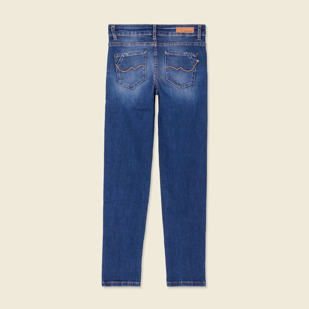 Jeans Vanessa - slim 7/8ème denim stone femme