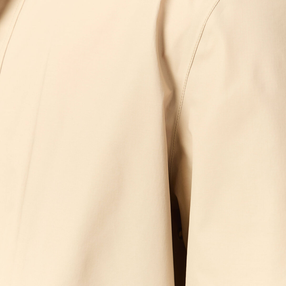 Trench manches longues col montant beige homme