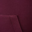 Sweat ample &agrave; capuche manches longues prune homme