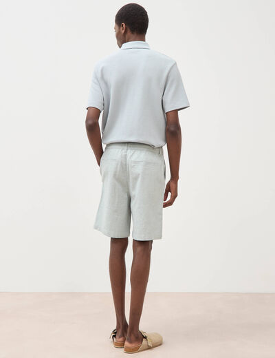Bermuda vert clair homme