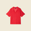 T-shirt manches courtes rouge femme