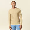 T-shirt manches longues taupe homme