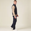 Doudoune droite sans manches bleu marine homme