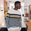 Pull éco-responsable ecru homme