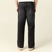 Jeans large 5 poches denim snow noir homme