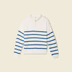 Pull camionneur ecru femme