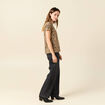 T-shirt manches courtes camel femme