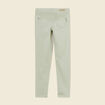 Pantalon skinny push-up 7/8ème vert olive femme