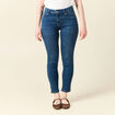Jeans slim taille haute 7/8ème denim stone femme