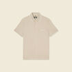 Polo manches courtes taupe homme