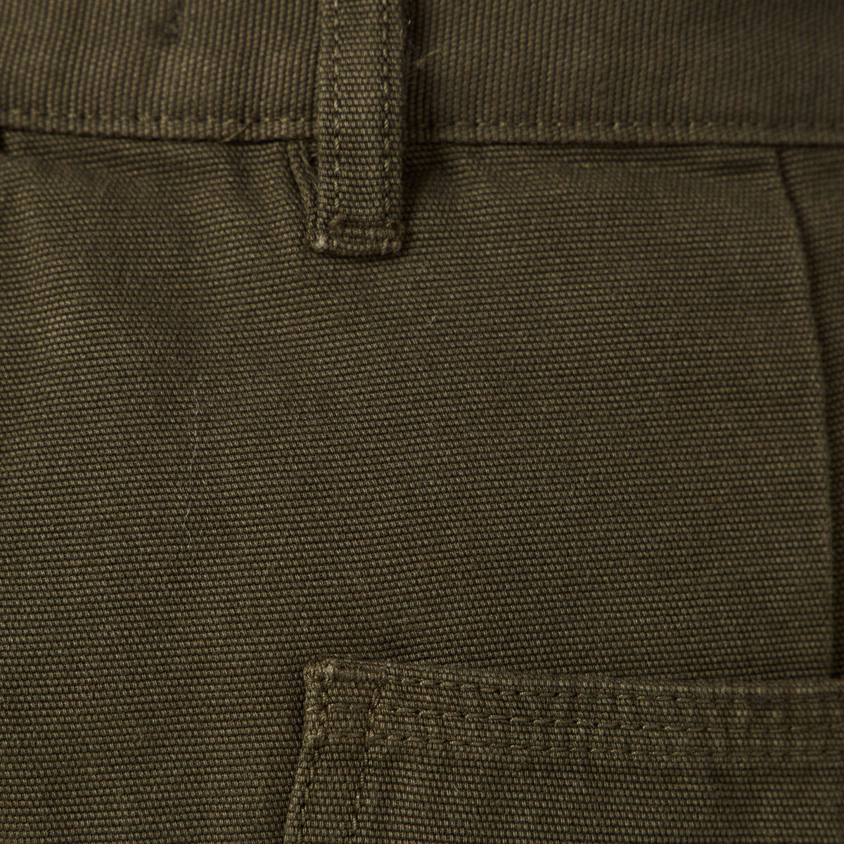 Pantalon large vert kaki homme