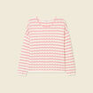 Pull éco-responsable rouge femme