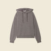 Sweat à capuche gris femme
