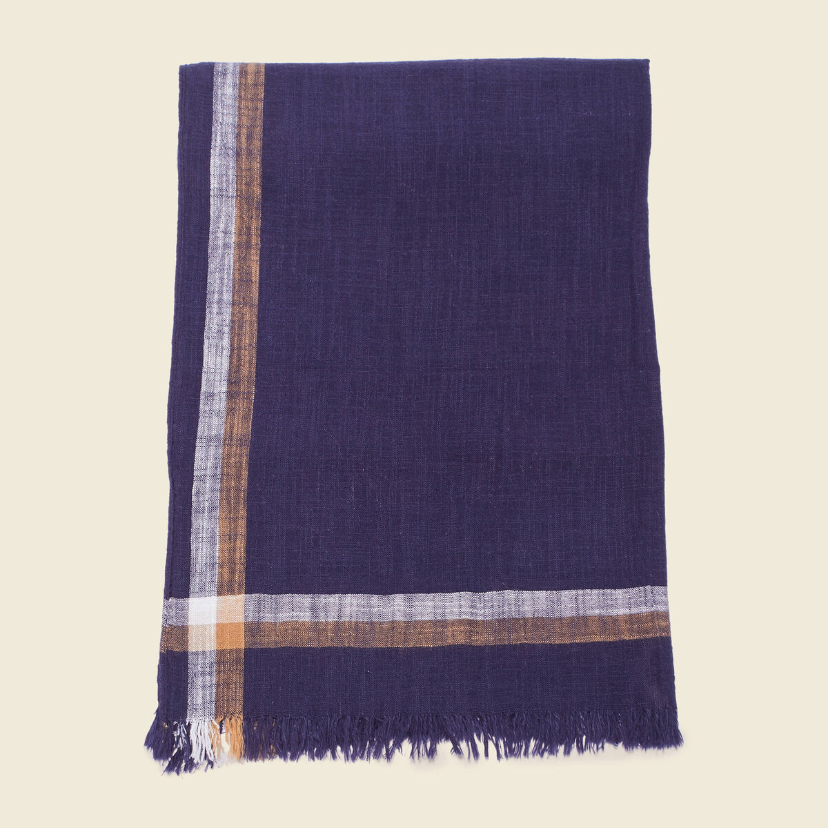 Foulard bleu marine homme