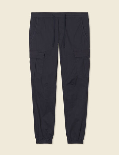 Pantalon battle à coulisse noir homme