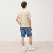 T-shirt manches courtes beige moyen homme