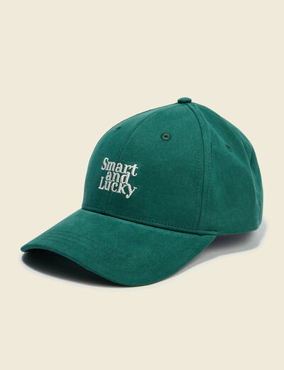 Casquette vert homme