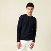 T-shirt manches longues bleu marine homme