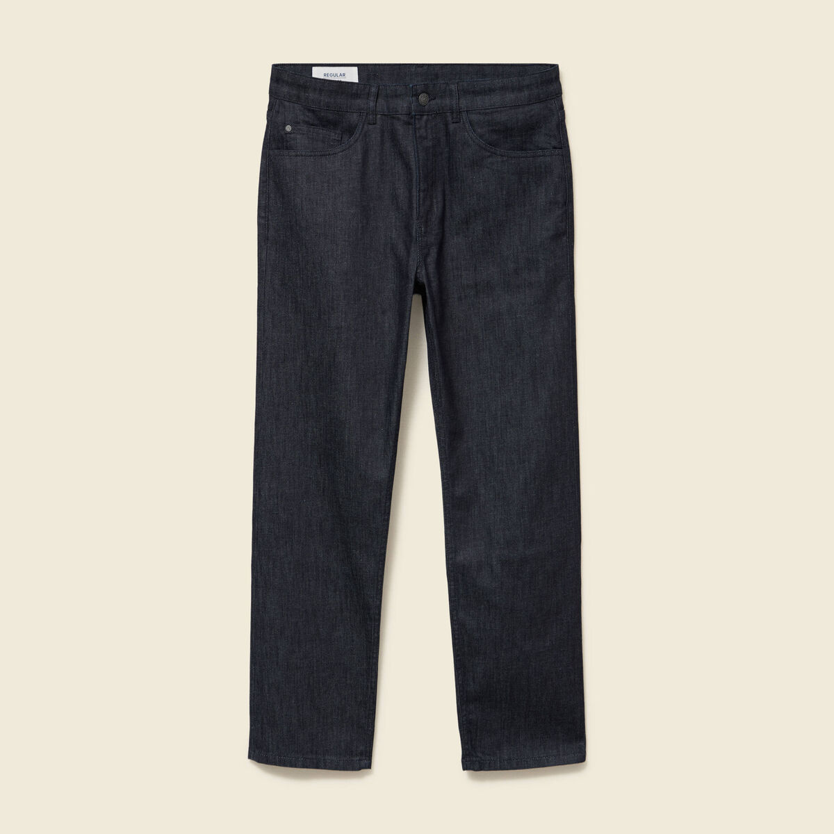 Jeans regular longueur 32 denim brut clean homme