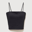 D&eacute;bardeur 2 en 1 avec brassi&egrave;re int&eacute;gr&eacute;e noir femme