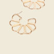 Boucles d'oreilles créoles couleur or femme