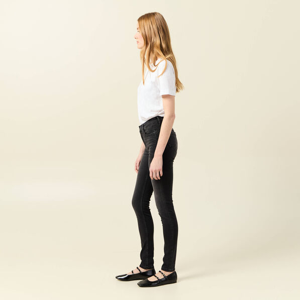 Jeans Marylin - skinny push up denim gris femme
