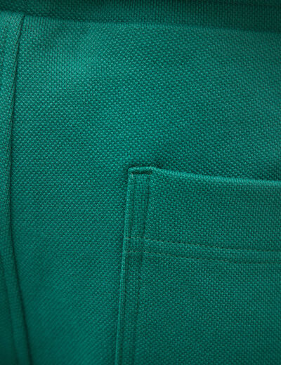 Short jogpant vert &eacute;meraude homme