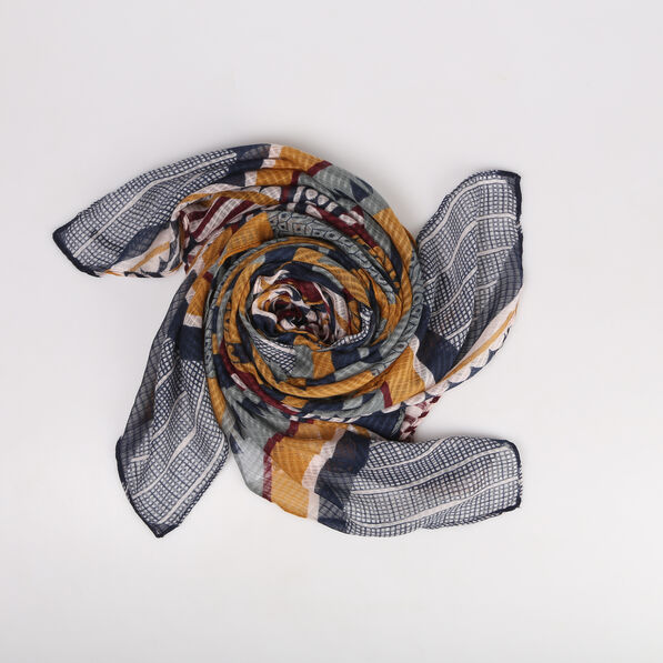 foulard motif fantaisie bordeaux femme Foulard motif fantaisie bordeaux femme