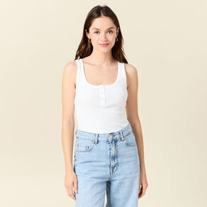 debardeur sans manches blanc femme Débardeur sans manches blanc femme