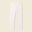 Jeans straight 5 poches denim blanc homme
