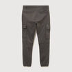 Pantalon battle bas resserr&eacute; vert fonc&eacute; homme