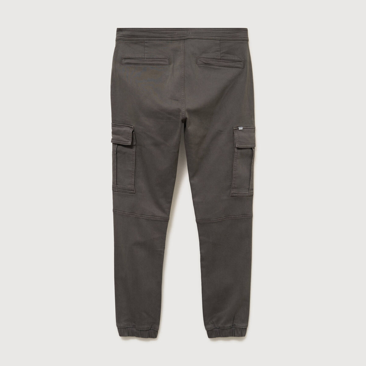 Pantalon battle bas resserr&eacute; vert fonc&eacute; homme