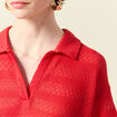 T-shirt manches courtes rouge femme