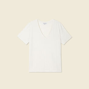 T-shirt manches courtes bleu clair femme