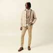 Jeans slim éco-responsable beige homme