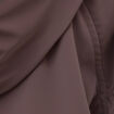 Blouson oversize court &agrave; capuche marron femme