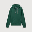 Sweat &agrave; capuche vert homme