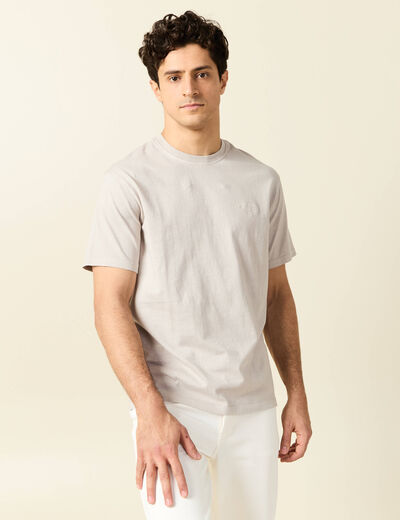 T-shirt manches courtes gris foncé homme