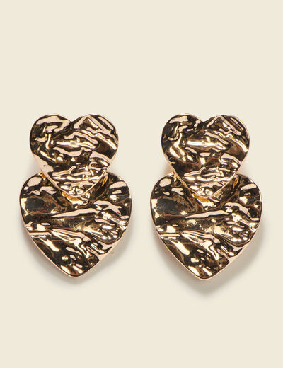Boucles d'oreilles couleur or femme