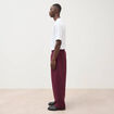 Pantalon coupe loose prune homme
