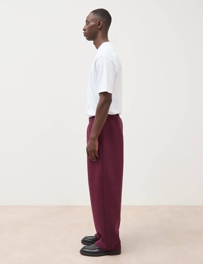 Pantalon coupe loose prune homme