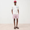 T-shirt en coton ecru homme