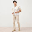 Pantalon chino sable homme