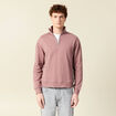 Sweat manches longues en coton vieux rose homme