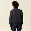 Chemise manches longues gris foncé homme