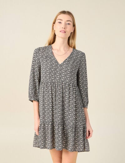 Robe éco-responsable noir femme