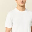T-shirt manches courtes blanc homme