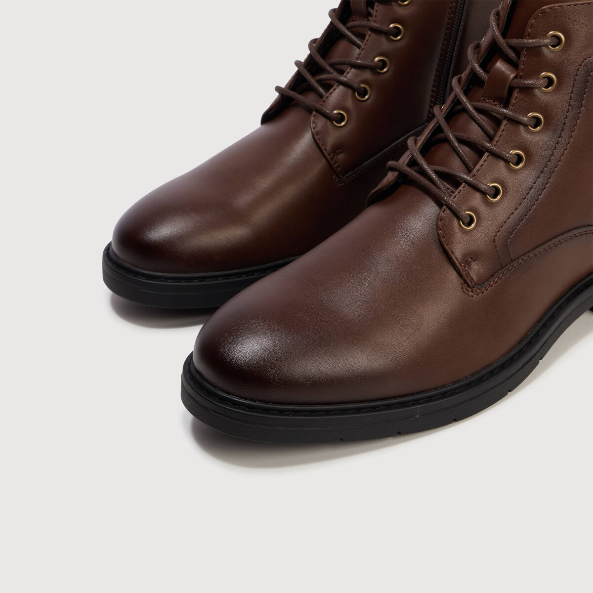 Bottines marron fonc&eacute; homme